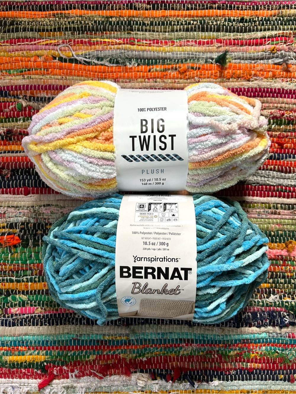 Big Twist Plush & Bernat Blanket Yarn Bundle
